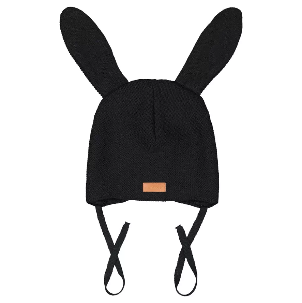 Best Metsola Bunny Hat -Merinovillapipo | Black