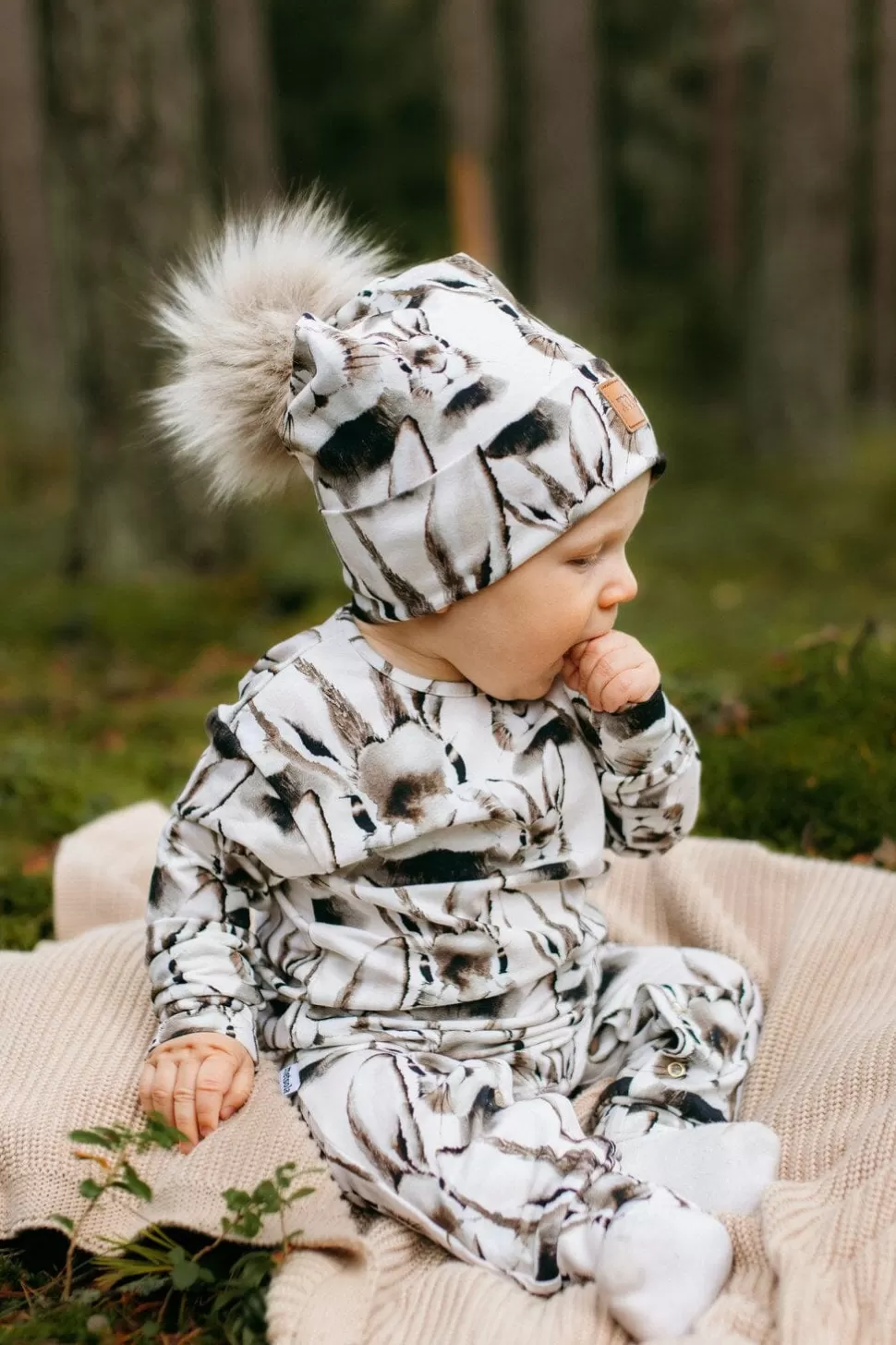 Store Metsola Bunny Natural Onesie -Haalari