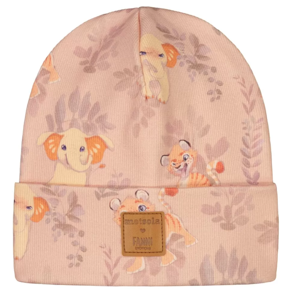 New Metsola Emotions Rib Beanie -Pipo | Hearty Pink