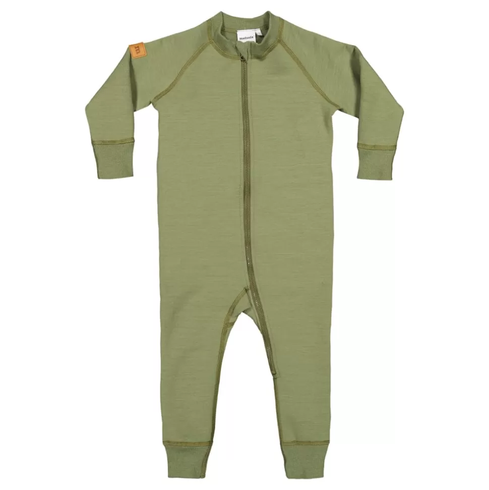 Shop Metsola Merino Fleece Overall -Haalari | Jungle Green