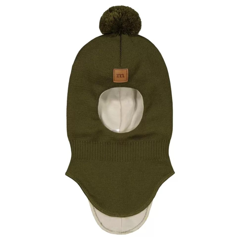 Outlet Metsola Merino Pom Pom Helmet -Kyparamyssy | Jungle Green