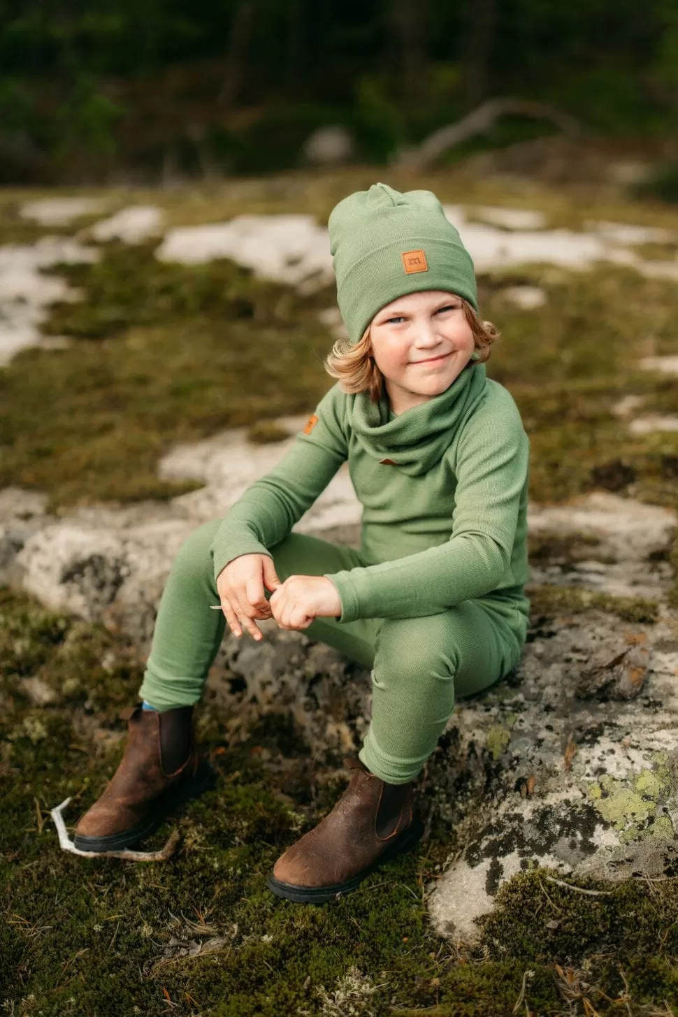 Best Sale Metsola Merino Rib Beanie -Pipo | Jungle Green