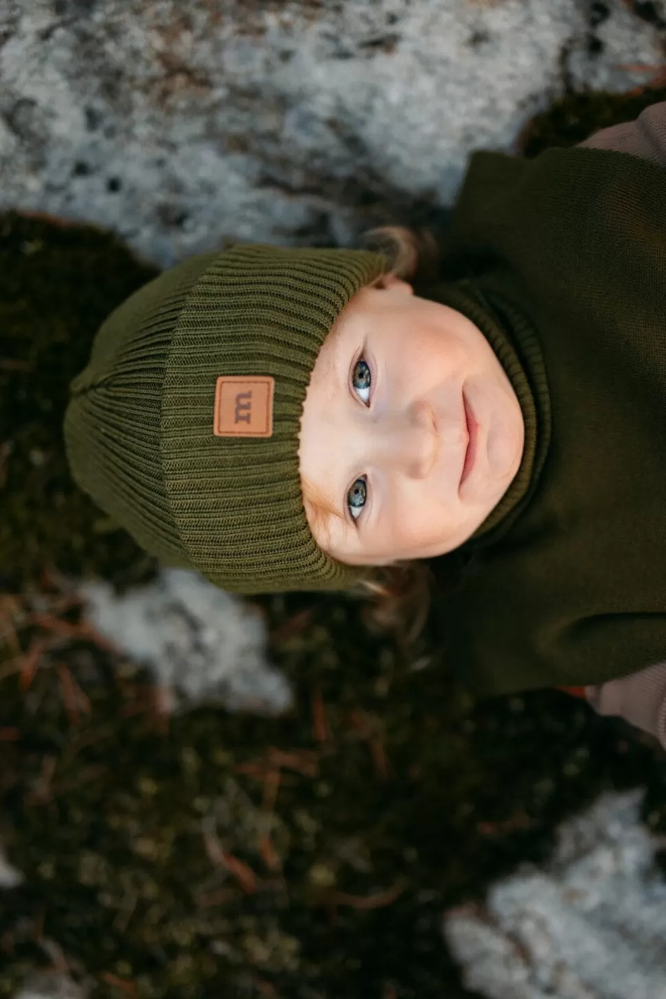 Store Metsola One Colour Beanie -Merinovillapipo | Jungle Green