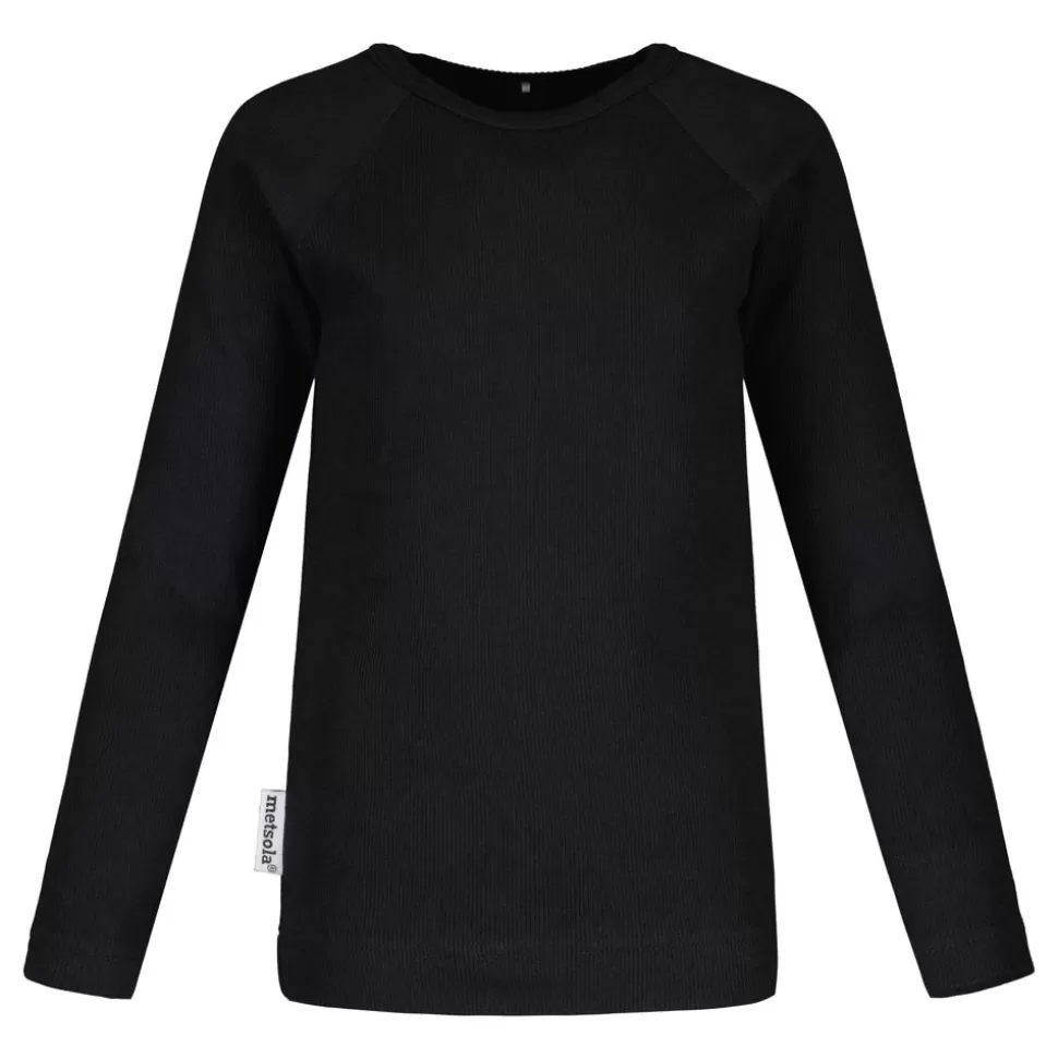 Flash Sale Metsola Rib Basic T-Shirt Ls, Black