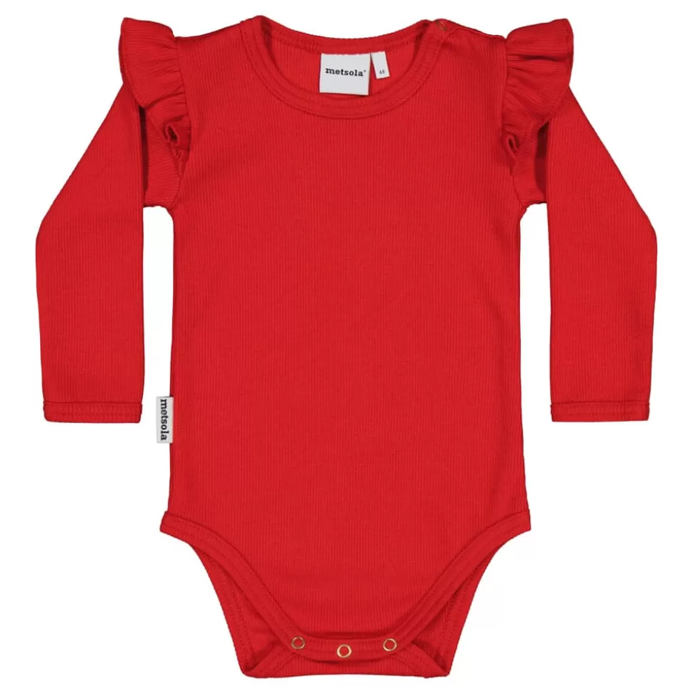 Sale Metsola Rib Frilla -Body | Poppy