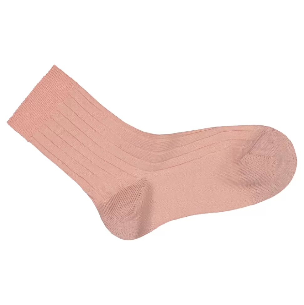 Outlet Metsola Rib Socks, Bubble Gum