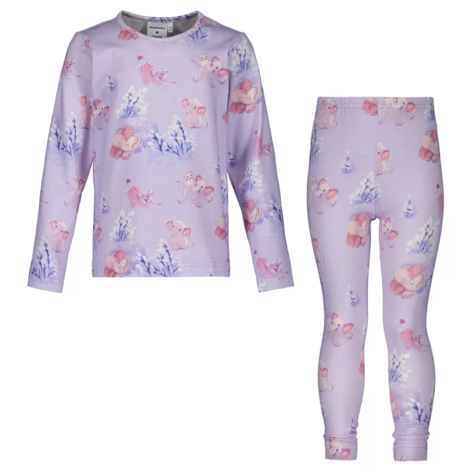 Clearance Metsola Sleepy Heads -Pyjamasetti | Dreamy Lilac