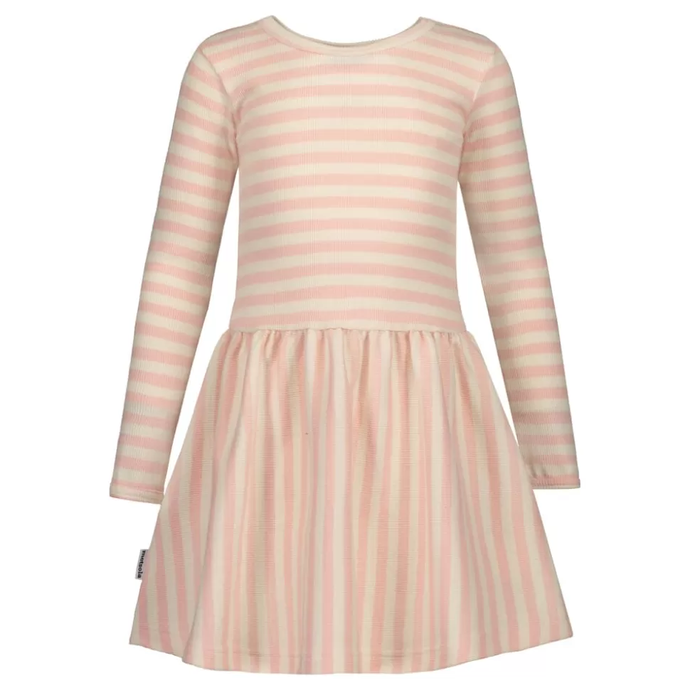 Best Sale Metsola Striped Rib -Mekko | Peony/ Vanilla