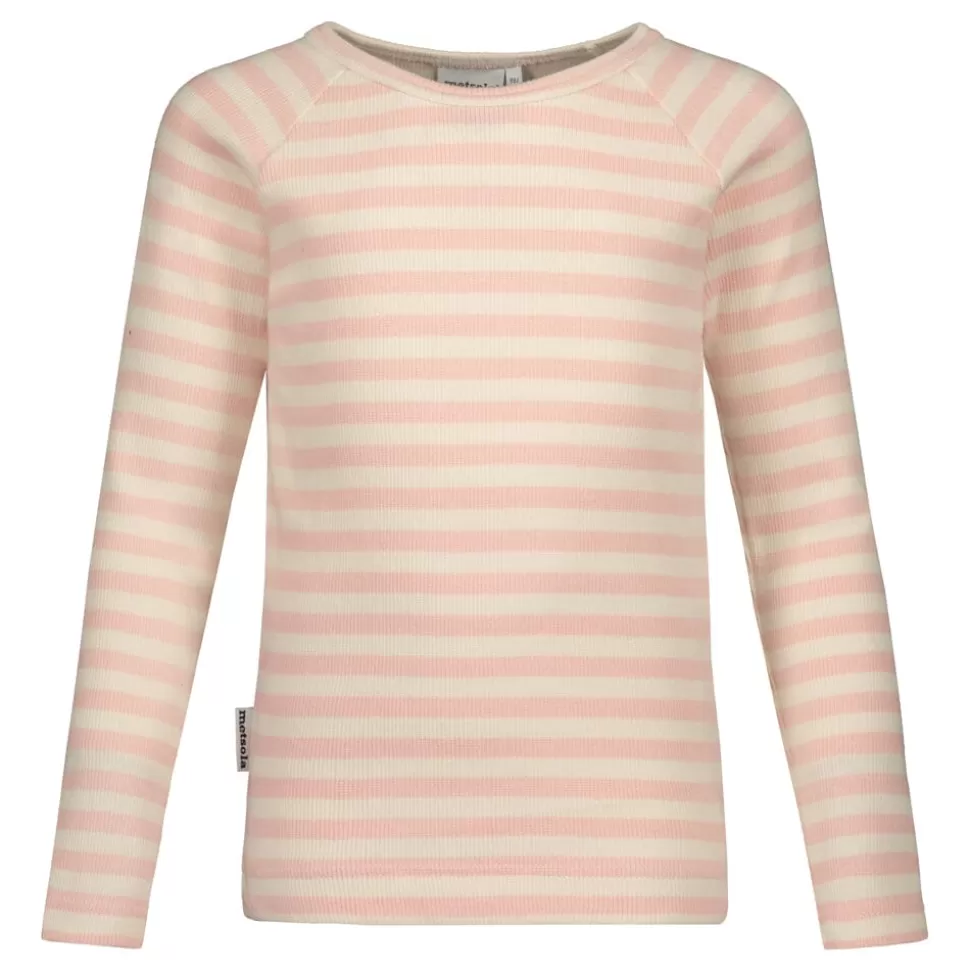 Clearance Metsola Striped Rib -Paita | Peony/ Vanilla