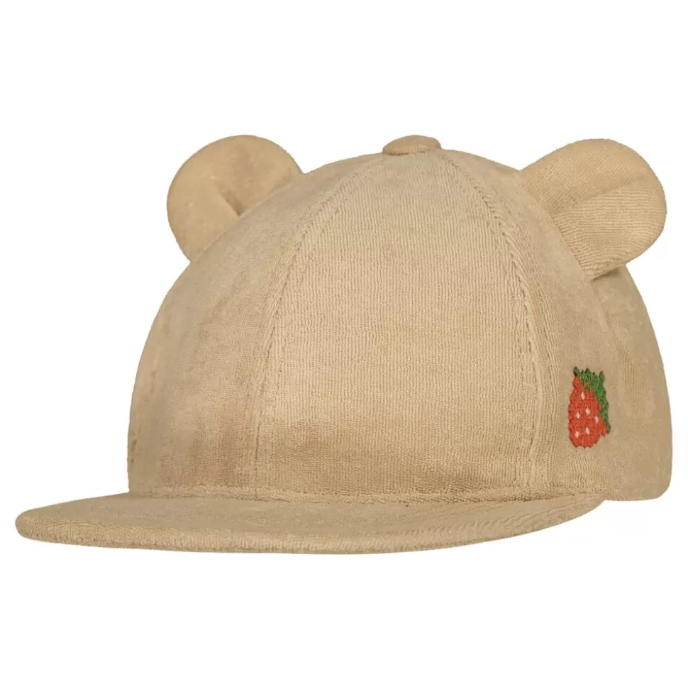 Outlet Metsola Terry Cap With Ears, Sandy